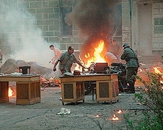 В Харькове на съемках "Матча смерти" произошел взрыв