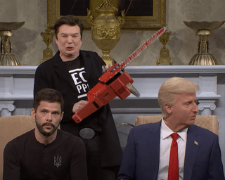"Був в Україні через Google-карти": в США зробили пародію на зустріч Трампа і Зеленського (відео)