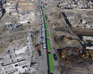 Россия сообщила о завершении эвакуации в Алеппо