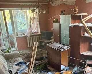 Россияне утром атаковали Днепр: повредили пятиэтажный жилой дом (фото)