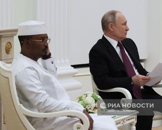 Президент Чада выразил Путину соболезнования из-за падения Ил-76 (видео)