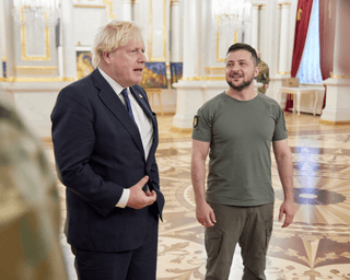"Війна показала справжніх друзів": Борис Джонсон несподівано прибув у Київ (фото, відео)