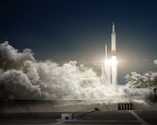 SpaceX во второй раз посадила ступень ракеты на платформу в океане