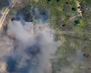 Горели ярко: бойцы ВСУ сожгли сразу три РСЗО "Град" россиян в Луганской области (видео)