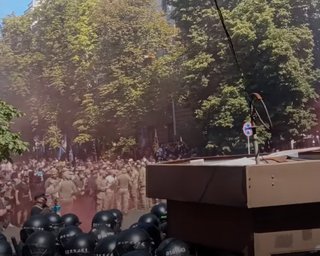 Нацполиция начала расследование из-за ранения силовиков на Банковой (фото)