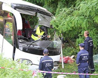 Водителя разбившегося под Черниговом автобуса с паломниками арестовали
