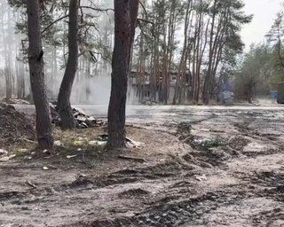 "Такая жесть!": на Луганщине прилетело по колонне РФ, которую перед этим показал россиянин (видео)
