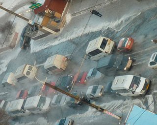 Потоп в Днепропетровске: Старые трубы не выдержали морозов