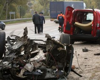 Возле Житомира столкнулись пять авто: есть погибшие