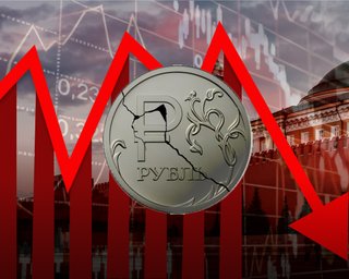 Рубль шукає дно. Як і чому стрімко падає курс російської валюти