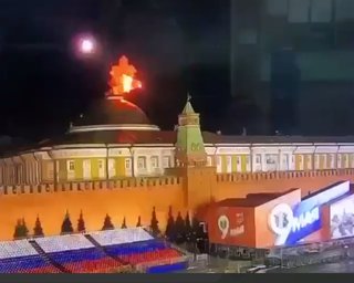 Атака БПЛА на Москву: в ходе одной из спецопераций ГУР Украины подожгло крышу Кремля, — WP