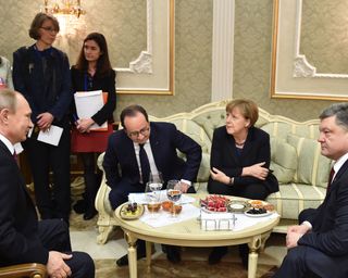 Лидеры стран "нормандского формата" готовят совместное заявление