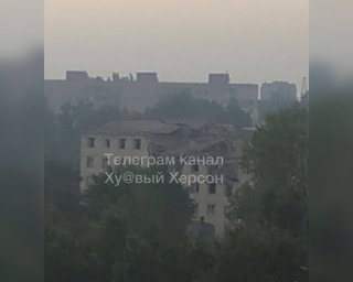 Військова частина — все: у Херсоні ЗСУ вдарили по розташуванню окупантів (відео)
