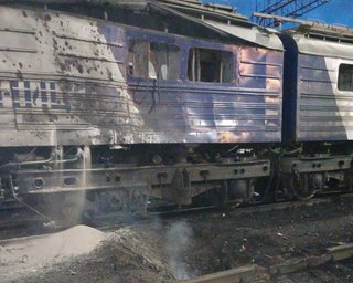 Атака БпЛА на Запорожье: дроны РФ ударили по поезду, погиб железнодорожник (фото)