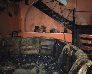 Пожежа в будинку для літніх людей: затримано трьох осіб