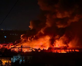 "Гіпермаркет завалився": дрони атакували тимчасово окупований Донецьк (фото, відео)