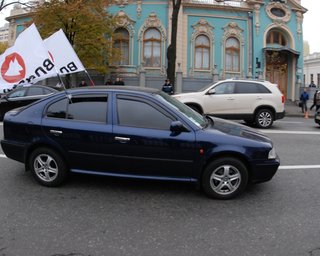 ГАИ штрафовала автомобили с флагами акции "Вперед!", - организоторы