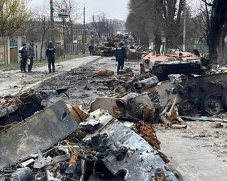 "Когда деоккупировали Бучу, мы увидели, что дьявол не где-то там, он на земле", — Зеленский