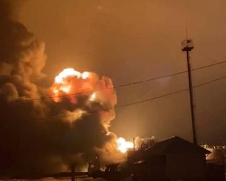 Ночные удары дронов по РФ: БПЛА атаковали нефтебазу в Волгоградской области и Краснодарский край