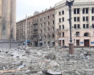 В Харькове сбили самолет РФ, который бомбил город (видео)