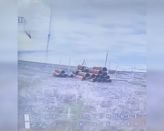 Ховались в трубі: бійці показали дрон на оптоволокні, який підриває окупантів РФ (відео)