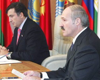 Саакашвили не пригласили на инаугурацию Лукашенко