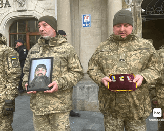 Убийство военного из ТЦК: во Львове проходит прощание с ветераном АТО (фото)