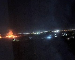 В российском Волгограде поднялся пожар: дроны массированно атаковали НПЗ (фото)