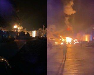 Росію атакують дрони: у Краснодарській області палає нафтобаза, БпЛА летять на Москву (відео)