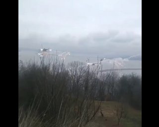 Два российских вертолета сбили над Киевским водохранилищем (видео)