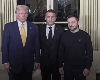 Зустріч Макрона, Трампа та Зеленського: в Парижі начались тристоронні переговори
