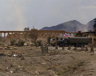 Россия строит военную базу в исторической части Пальмиры