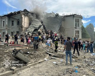 ЗС РФ атакували "Охматдит" у Києві ракетою Х-101: подробиці від СБУ (фото)