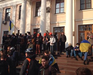 Студенты захватили Министерство образования и науки