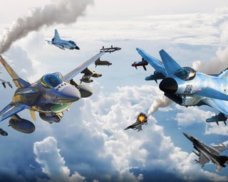 Дуель винищувачів: китайський J-10 проти американського F-16