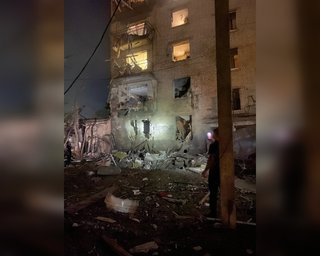 Масована атака на Київ та область: у Борисполі ворог поцілив у п'ятиповерхівку та підприємство, у столиці є загиблі