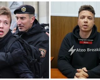 Отец Протасевича считает, что его сыну сломали нос