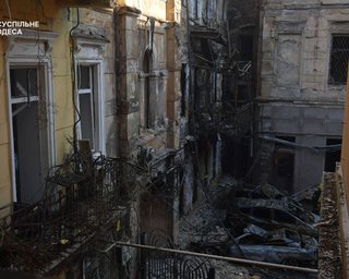 Вигорілі квартири в пам'ятці архітектури: що відомо про нічну атаку на Одесу