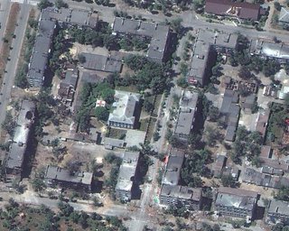 Разрушенные больницы в Северодонецке и Рубежном видны из космоса (фото)