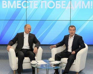 В Москве пройдет митинг сторонников Медведева и Путина