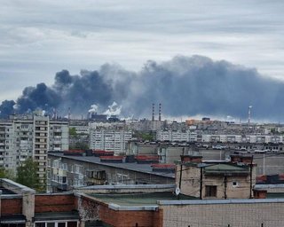 Вогонь і чорний дим: у РФ горить найбільший металургійний комбінат "Северсталь"