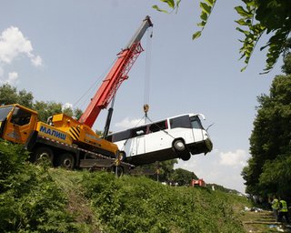 Водитель разбившегося под Черниговом автобуса будет отбывать наказание в Украине - МВД