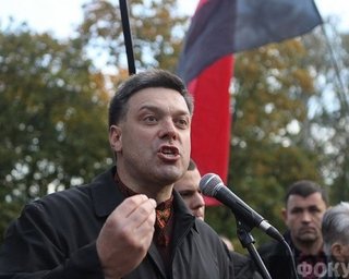 Тягнибок: то, что нацменьшинства боятся "Свободы" - это миф