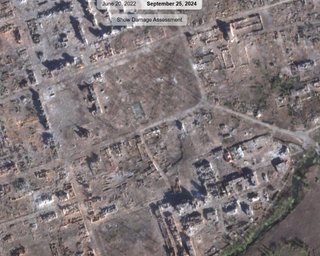 "Розбито вщент 60%": Bellingcat і AFP дослідили зруйнований Вовчанськ (фото)