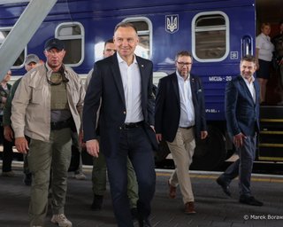 Переговори про ЗАЕС і саміт НАТО: президент Польщі прибув з неанонсованим візитом до Києва