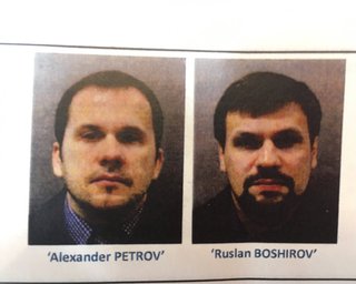 Британская полиция назвала имена отравителей Скрипалей