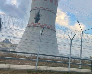 Нововоронежская АЭС под ударом БПЛА: аппарат взорвался на градирне, — росСМИ