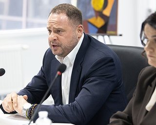 Ермак впервые появился на новой работе после увольнения из Офиса президента: опубликованы фото