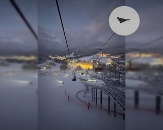 "Было шумно": посетителей Буковеля напугал "Шахед" (видео)