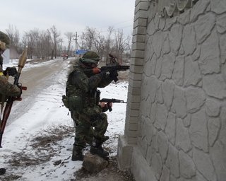 Карта военных действий в зоне АТО на 21 февраля